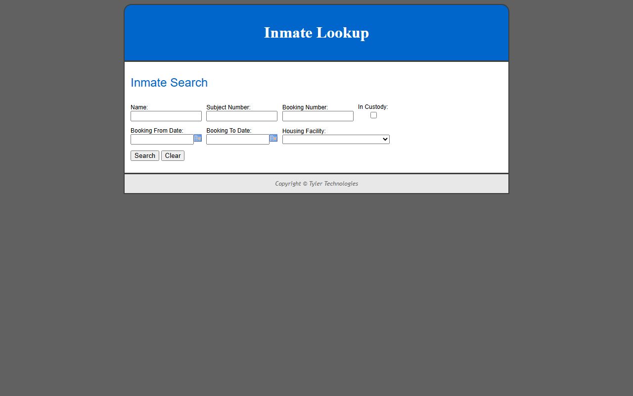 Chesapeake Inmate Lookup System for Chesapeake Booking Reports