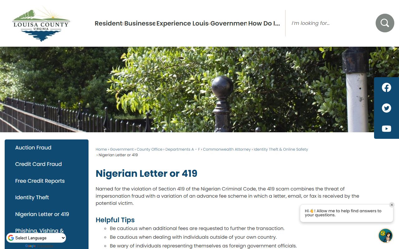 Louisa County Circuit Court page for Louisa County Booking Reports