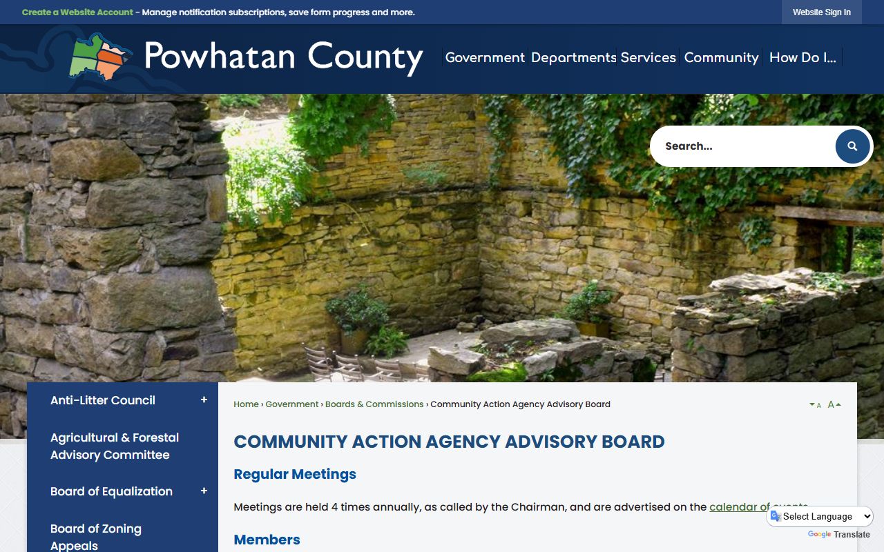 Powhatan County Booking Reports Circuit Court page