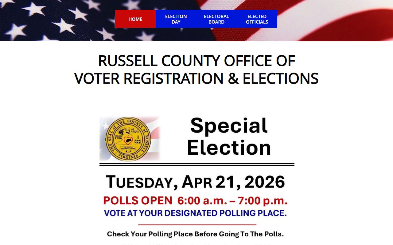 Russell County Booking Reports circuit court page