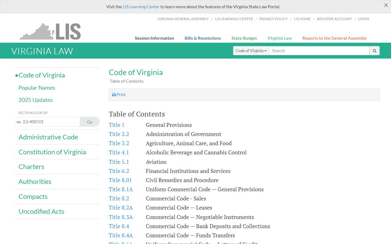 Code of Virginia criminal procedure for Virginia booking reports